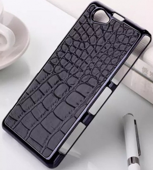 Чехол для Sony Xperia Z1 Compact Croco Black Чехол для Sony Xperia Z1 Compact Croco Black